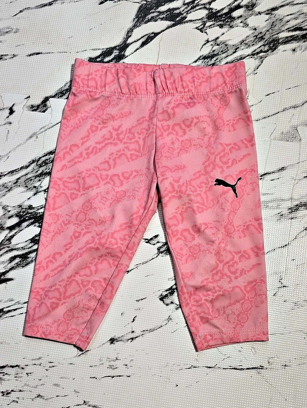 Puma Kids Pink Animal Print Leggings